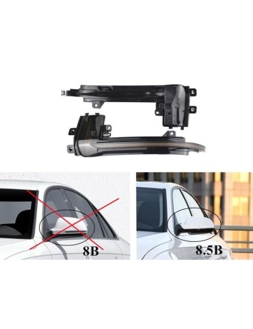 LED dynamisk blinkers sidospegel Audi A4 B8,5 A3 A5 RS3 RS4 RS5
