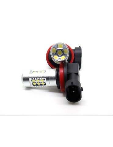 Dimljus H8 H11 LED-lampor 6000K,1100 lumen, 12V 