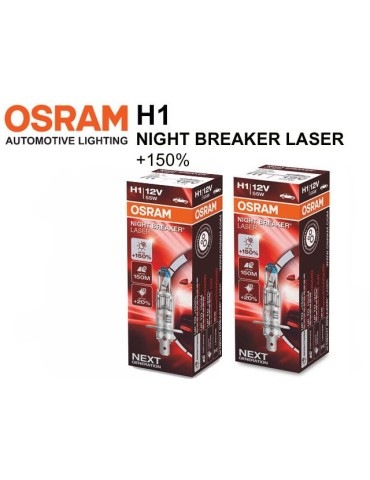 Osram H1 +150% NIGHT BREAKER LASER halogen premium P14.5s