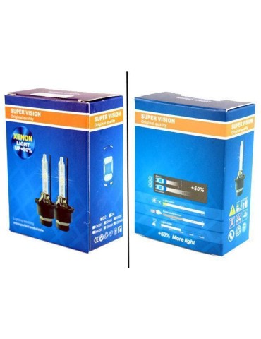 Xenon lampor +50% D4S 35W 4300k 6000k xenonlampor 2-pack