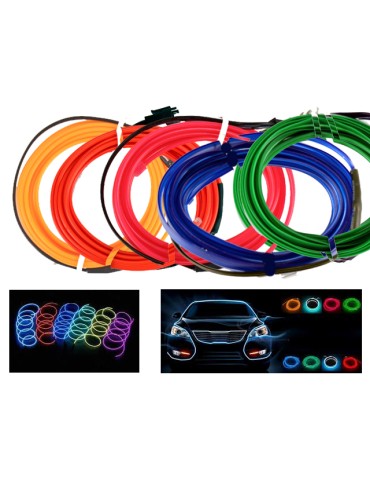 Glowstrip 100cm med glödande effekt styling som neon / EL-wire