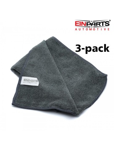 EINPARTS 3-pack Mikrofiberdukar biltvätt / polering / torkning 