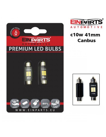 EINPARTS Canbus C5W 41 mm LED 310 lumen 6000K 2-pack