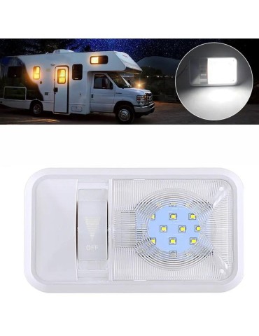 Led dimbar innerbelysning 12-24v 24-ledchip vita 6000k husvagn