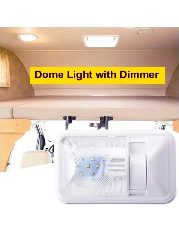 Led dimbar innerbelysning 12-24v 24-ledchip vita 6000k husvagn