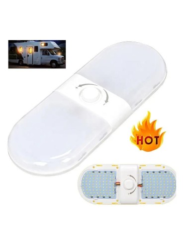 Led dimbar innerbelysning 12-24v 180-ledchip 3 olika vita färger