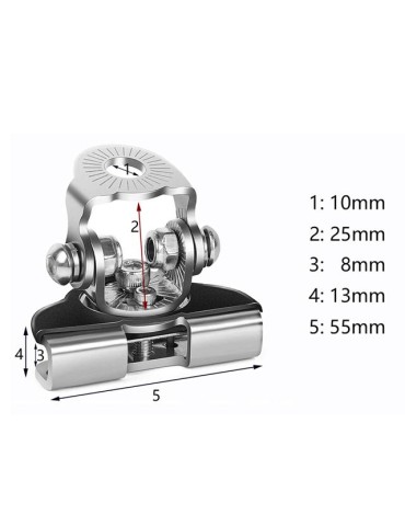 Extraljushållare för ledramp extraljus 