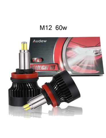 M12 60 W H9 H11 LED canbus kit 6500 lumen "Superbright"