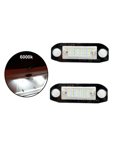 Volvo V50 S60 S80 V70 XC60 XC70 XC90 Led skyltbelysning