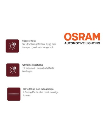 Osram H7 SUPER BRIGHT halogen premium lampor 12v DC px26d