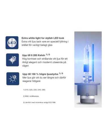 Osram D2R 35W 6000k +150% COOL BLUE INTENCE xenon lampa 1-pack
