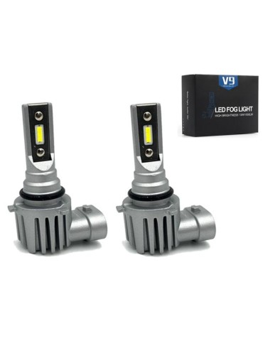 Hb4 9006 V9 PRO 1500 lumen dimljus led lampor  2-pack 12v led