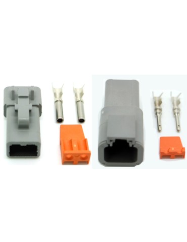 DTP kontakter DT DT-P Deutsch för kablar 2-5 mm² hane + hona