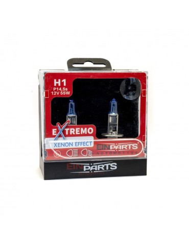 EINPARTS H1 Xenonlook 55w halogen lampor P14,5s 12v 2-pack