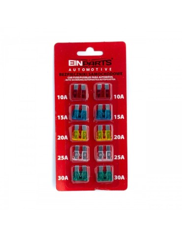 Säkringar Standard modell 10-pack 10A 15A 20A 25A 30A
