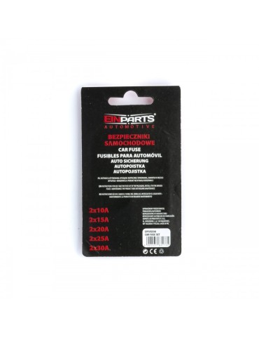 Säkringar Mini modell 10-pack 10A 15A 20A 25A 30A