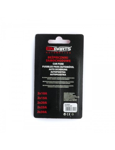 Säkringar Micro modell 10-pack 10A 15A 20A 25A 30A