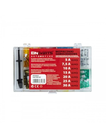 Säkringar 80-pack standard modell 5A 7,5A 10A 15A 20A 25A 30A