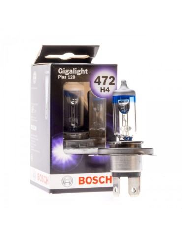 BOSCH H4 Gigalight plus 120% 55w 12v P43t 2-pack