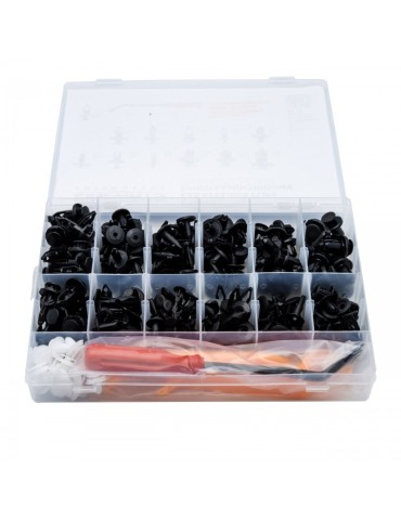 Interiörclips plastclips till fordon + verktyg bilfästklämmor