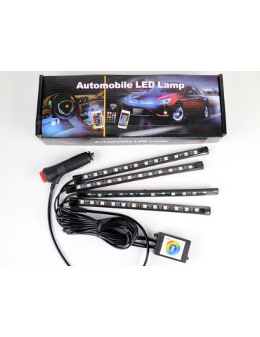 Led pimpkit med App-kontroll styling set med 4 ledstrips