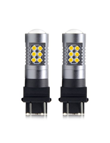 T25 p27/7w 3157  Led lampa 6000K 2-pack 12v