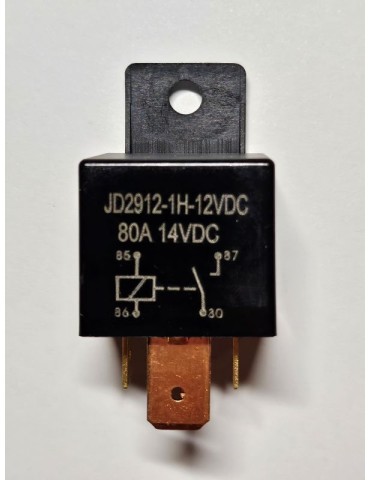 80A relä 12v för inkoppling av tex extraljus xenon eller ledramp
