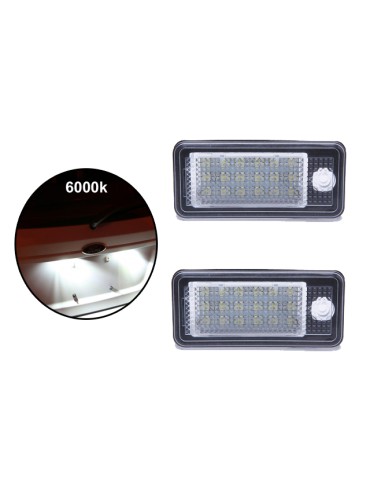 Audi A3 S3 A4 S4 RS4 RS6 A5 A6 C6 S6 Q7 Led skyltbelysning