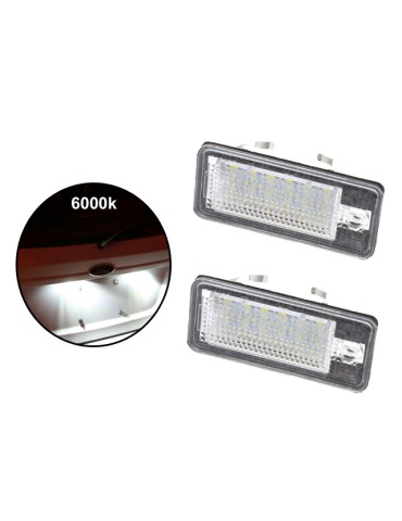 Audi A6 C5 B4 Avant RS6 1998 - 2005 Led skyltbelysning 6000k