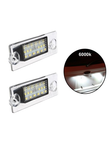 Audi A4 S4 B5 A3 8L  Led skyltbelysning 6000k