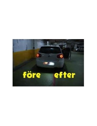 VW Golf 4 5 6 7 Passat Beetle Polo Amarok Led skyltbelysning 