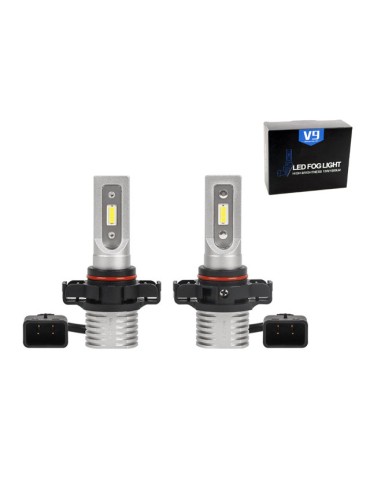 H16 PS24w 5202 1500 lumen dimljus led lampor  2-pack 12v 24v led