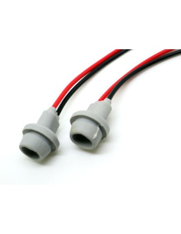 T10 w5w led / halogen kontakter / sockel fattning 4-pack mjuka