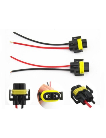 H8 H11  xenon / led / halogen kontakter sockel fattning 10-pack