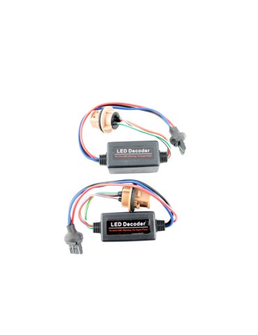 T20 w21/5w 7443 wy21/5w motstånd ledlampor canbus decoder w3x16q