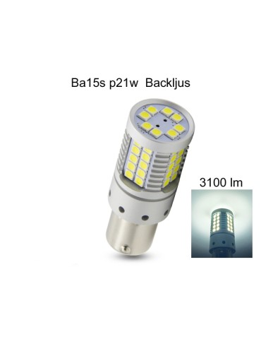 Ba15s Canbus p21w 1156 Led 3100 Lumen backljus 1-pack