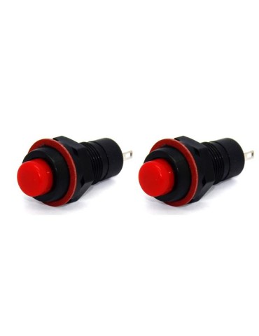 2x Strömbrytare 1 polig av/på tryckströmbrytare avbrytare 