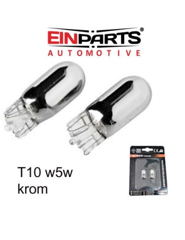 T10 W5W WY5W W2,1x9,5d Krom blinkers lampa 5w halogen diadem