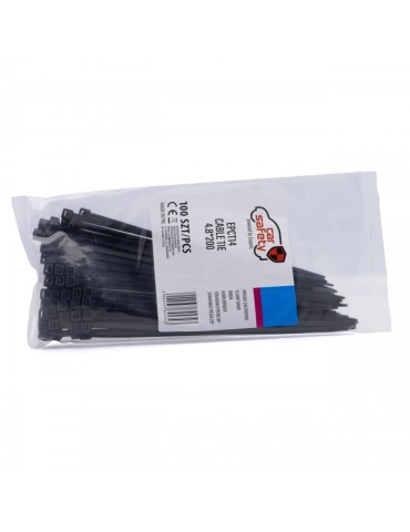 Buntband 4,8mm x 200mm 100-pack Carsafety