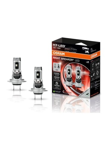 Osram H7 led lampor 6000K 1215 lumen 12v + 24v PX26d