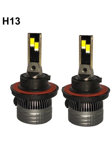 H13 led kit D1 +3500 lumen 55w 6000k 2-pack tex. skoter