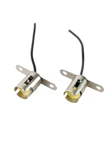Ba15s 1156 p21w led / halogen , kontakter / sockel fattning   2-pack