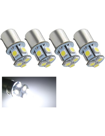 Ba15s r5w r10w 1156 Led lampor 8000K 2-pack