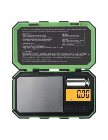 Digital våg 0,01g - 200g  stötsäker pocketscale digitalvåg inkl. batterier