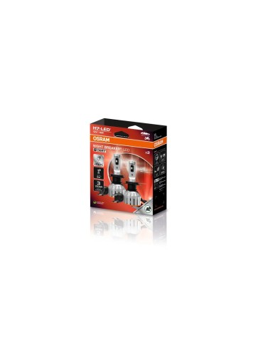 Osram H7 led lampor 6000K NIGHT Breaker 12v PX26d Street Legal