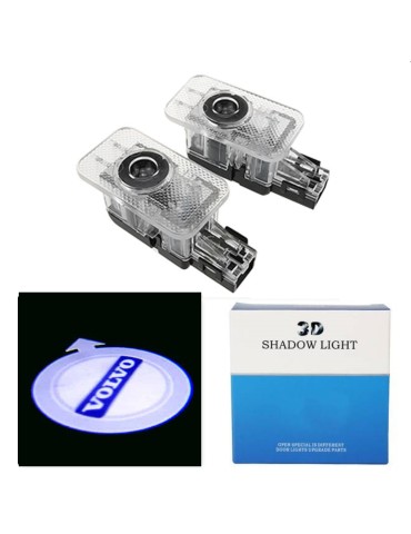 Volvo Led Laserlogga f. dörr V40 S60 V60 V70n XC60 XC70 XC90 V90 S90 .