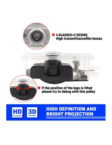 Mercedes Laser logga led t. dörrar w218 w219 a207 c207 w117 AMG