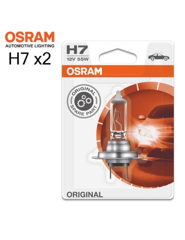 Osram H7 ORIGINAL 55w halogen lampor 12v DC PX26d