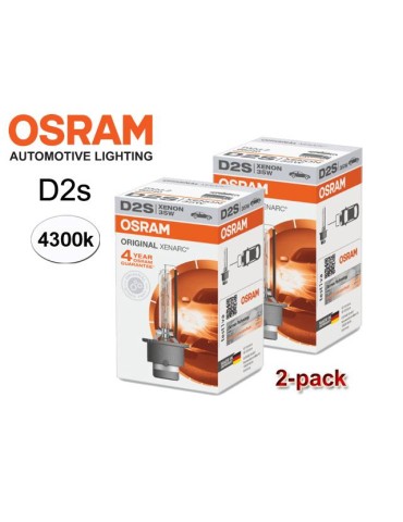 Osram D2S 35W 4300k XENARC Original xenon lampor 2-pack