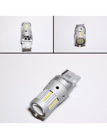 7440 6000K led lampor bromsljus backljus 2000 Lumen w21w T20 1-pack